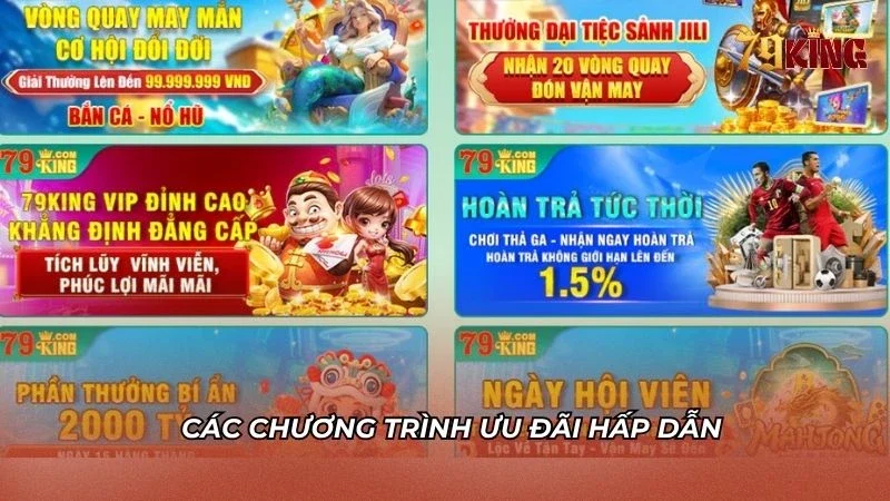 Các chương trình ưu đãi để người chơi săn thưởng