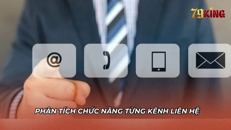 Phân tích chức năng cụ thể từng kênh liên hệ