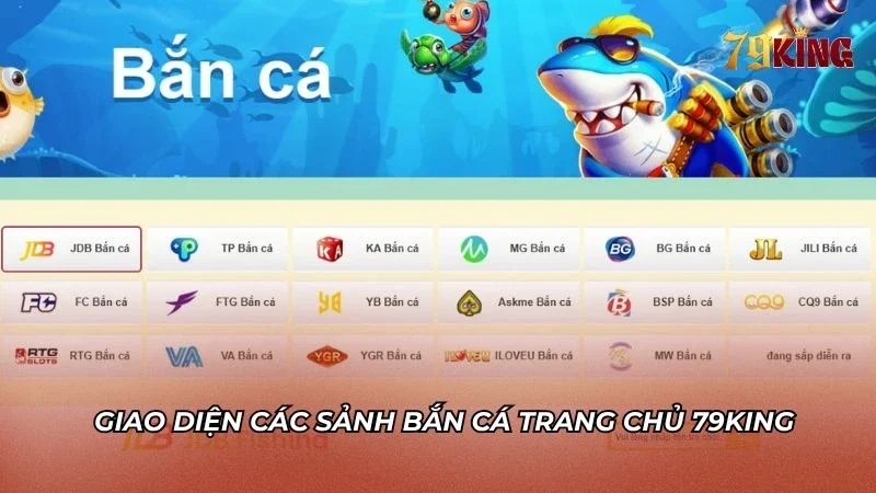 Sân chơi giải trí săn cá 79king uy tín và chuyên nghiệp