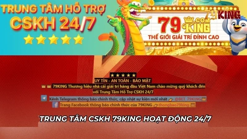 Trung tâm CSKH hoạt động hỗ trợ 24/7
